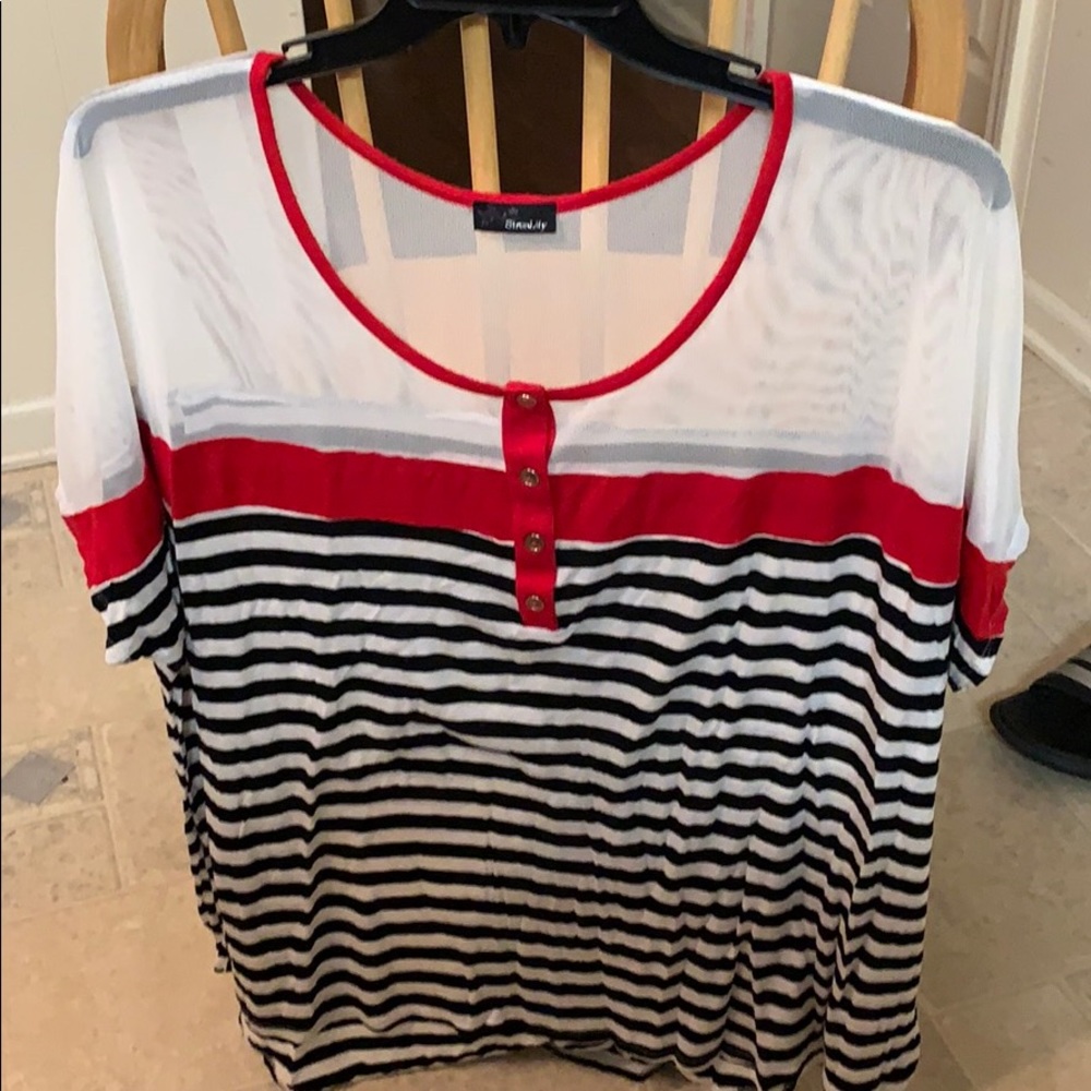 Clearance/final price Plus top